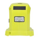 Adaptateur de batterie, double ports usb, convertisseur d'adaptateur de batterie lithium - ion avec lumires ...