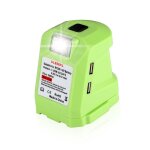 Adaptateur de batterie li - ion dc14. 4 - 18v / 5a pour ryobi one + 18v, bricolage, pour outils électriques, ... Adaptateur de batterie li - ion dc14. 4 - 18v / 5a pour ryobi one + 18v, bricolage, pour outils électriques, ...