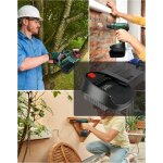 Adaptateur de batterie compatible avec outil multifonction bosch - convertisseur pour batterie au lithium ...