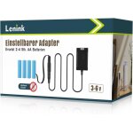 Adaptateur de batterie réglable 3 - 6 v pour 2 a 4 piles aa pour thermomètre, station météo, sonnette ... Adaptateur de batterie réglable 3 - 6 v pour 2 a 4 piles aa pour thermomètre, station météo, sonnette ...