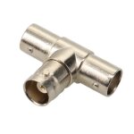 Adaptateur bnc t femelle, bnc en t (lot de 2)