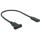 Adaptateur de type c femelle � femelle 10gbps, adaptateur usb c avec vis de montage sur panneau, convertisseur ...