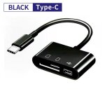 Adaptateur de type c tf cf sd, lecteur de carte mmoire usb c pour macbook huawei samsung xiaomi otg ...