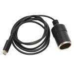 Adaptateur de type c vers allume - cigare, 4, 9 pieds de long, 15v3a, 45w, sortie stable, cble usb c ...