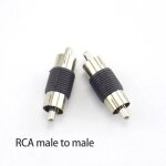Adaptateur de c�ble av, 2 pi�ces, 5 pi�ces, 10 pi�ces rca, double m�le � m�le, coupleur femelle � femelle, ...