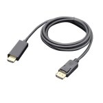 Adaptateur cble convertisseur dp mle vers hdmi, port d'affichage super long de 1. 8 mtres, pc portable ...