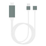 Adaptateur de cble de convertisseur usb  hdmi, cble micro usb de type c  pour iphone ipad  projecteur ...