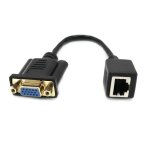 Adaptateur cable convertisseur vga femelle vers rj45 rallonge de câble réseau Adaptateur cable convertisseur vga femelle vers rj45 rallonge de câble réseau