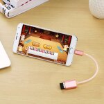 Adaptateur de cble de donnes otg de type c, connecteur de clavier, souris de jeu, pour huawei, samsung, ...