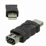 Adaptateur de câble firewire ieee 1394 6 broches femelle f vers usb m mâle Adaptateur de câble firewire ieee 1394 6 broches femelle f vers usb m mâle