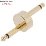Adaptateur de c��ble d'interface coulper jack dor�, 1 pi�ce, accessoires de panneau de p�dale �lectrique, ...