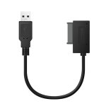 Adaptateur de cble sata usb 2. 0  6 + 7p durable, ligne de lecteur optique externe pour ordinateur ...