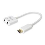 Adaptateur de c�ble usb - c vers jack audio 2 3, 5 mm femelle pour casque et microphone
