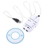 Adaptateur de cble usb pour guitare lectrique, lien d'interface, audio, rgulateur d'effets audio, ...