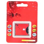 Adaptateur de carte  coque abs, carte mmoire wifi vers lecteur de carte flash compact, haute vitesse ...