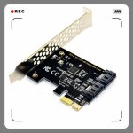 Adaptateur de carte d'extension pcie express vers sata 3. 0, 4 ports, carte contr�leur