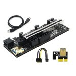 Adaptateur de carte graphique usb 3. 0 pci - e 1x 4x 8x 16x carte graphique pci e