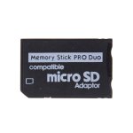 Adaptateur de carte mmoire pour psp micro sd, 1mb - 128gb memory stick pro duo