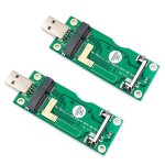 Adaptateur de carte mini pci - e sans fil  usb, avec carte sim 8 broches pour wwan / lte module pcie ...