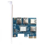 Adaptateur de carte pci e pour btc miner, minage, riser spciaux d'extraction, usb 3. 0, convertisseur ...