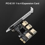Adaptateur de carte pci - e x1 / x4 / x8 / x16 1 � 4 usb, multiplicateur de carte hub, convertisseur ...