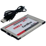 Adaptateur de carte pcmcia vers usb 2. 0 cardbus double 2 ports 480m pour ordinateur portable