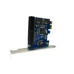 Adaptateur de carte raid pcie vers sata 2. 0 pour disque dur double sata + ide 40 broches nipseyteko Adaptateur de carte raid pcie vers sata 2. 0 pour disque dur double sata + ide 40 broches nipseyteko