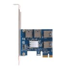 Adaptateur de carte vido pour mineur btc, eux1 0, usb 3. 0, pcie, 1  4 emplacements