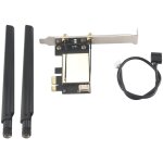 Adaptateur de carte wifi pcie bluetooth double bande carte rseau sans fil adaptateur rpteur pour pc ...