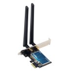 Adaptateur de carte wifi sans fil pour pc de bureau windows 10, 2974mbps, wifi 6, ax200, pcie, bluetooth, ...