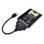 Adaptateur cfast vers sata 3. 0 hdd, bo�tier de disque dur 22 broches, lecteur de carte m�moire pour ...