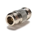 Adaptateur coaxial rf double droit, type n, prise femelle vers prise femelle, 1 pi�ce