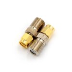 Adaptateur coaxial rf type f vers prise m�le sma, 2 ou 4 pi�ces, connecteur f vers convertisseur couleur ...