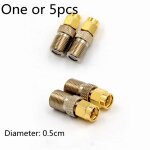Adaptateur coaxial rf type f vers prise mle sma, connecteur f vers convertisseur couleur or, une ou ...