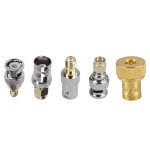 Adaptateur coaxial sma vers bnc, 4 pi�ces, connecteurs coaxiaux m�les et femelles, et 1 pi�ce sma m�le ...