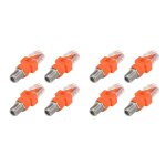Adaptateur coaxial vers ethernet, lot de 8 convertisseurs coaxial rf f vers rj45 mâle pour testeur de ... Adaptateur coaxial vers ethernet, lot de 8 convertisseurs coaxial rf f vers rj45 mâle pour testeur de ...