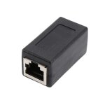 Adaptateur de connecteur lan femelle  femelle, coupleur d'extension de cble ethernet rj45 convertisseur ...