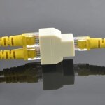 Adaptateur de connecteur rj45 cat5 cat5e réseau ethernet 1to2 l29k 100%, tout nouveau Adaptateur de connecteur rj45 cat5 cat5e réseau ethernet 1to2 l29k 100%, tout nouveau