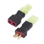 Adaptateur de connecteur sans fil t m�le / femelle vers mini tamiya femelle / m�le (2 pi�ces / ensemble) ...