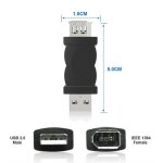 Adaptateur de connecteur usb 2. 0 1394 femelle  prise mle, adaptateur firewire ieee 1394  prise mle, ...