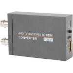 Adaptateur convertisseur ahd tvi cvi cvbs vers hdmi, adaptateur vido multimdia full hd 720p 1080p 3mp ...