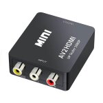 Adaptateur convertisseur audio vid�o mini av rca cvbs vers hdmi, compatible 720p 1080p, cam�ra, xbox ...