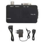 Adaptateur convertisseur bnc s - video vers vga hd pour ecran d'ordinateur, prise uk / eu