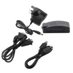 Adaptateur convertisseur bnc s - video vers vga hd pour ecran d'ordinateur, prise uk / eu