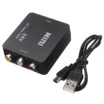 Adaptateur de convertisseur composite vido hd 1080p, haute qualit, compatible hdmi  av, pour ps2, ...