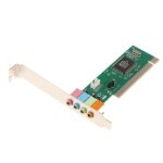 Adaptateur de convertisseur d'extension pci surround pour ordinateur pc, carte son intgre, 8738 canaux, ...
