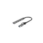 Mobility lab - concentrateur (hub) - slim - 1 x superspeed usb 3. 0 + 3 x usb - c - de bureau