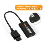 Adaptateur de convertisseur compatible ngc / snes / n64 vers hdmi pour nintendo 64 pour gamecube plug ...