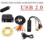 Adaptateur de convertisseur numrique de priphrique de capture vido usb, carte de capture usb2. 0 ...