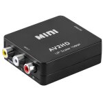 Adaptateur de convertisseur rca av � hd, bo�tier de convertisseur composite vid�o hd, cvbs adaptateur ...